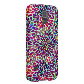 Farbiges Abstraktes Blumendesign Case-Mate Samsung Galaxy Hülle (Rückseite/rechts)