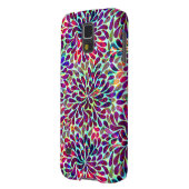 Farbiges Abstraktes Blumendesign Case-Mate Samsung Galaxy Hülle (Rückseite Links)