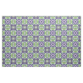 Farbiges Abstraktes Blumendesign Stoff
