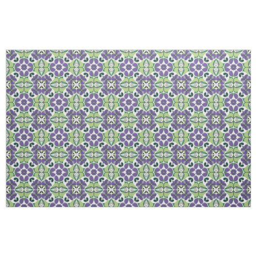 Farbiges Abstraktes Blumendesign Stoff (Fat Quarter (45,7 x 55,9 cm))
