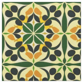 Farbiges Abstraktes Blumenmuster Stoff (Nahaufnahme)