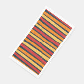 Farbiges abstraktes Design mit Linien Serviette (Ecke)