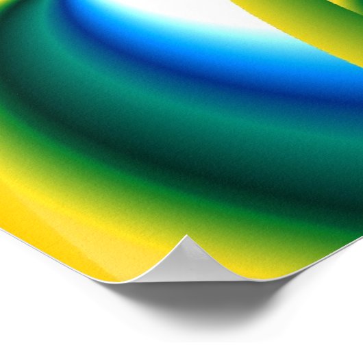 Farbiges abstraktes Design-Poster Poster (Ecke)