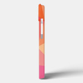 Farbiges Abstraktes Dreieck Case-Mate iPhone Hülle (Rückseite / Links)