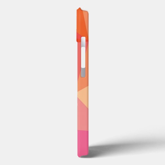 Farbiges Abstraktes Dreieck Case-Mate iPhone Hülle (Rückseite / Links)