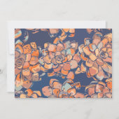 Farbiges Abstraktes erdblaues Foto Feiertagskarte (Rückseite)