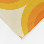 Farbiges Abstraktes geometrisches Muster der Retro Fleecedecke (Ecke)