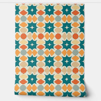 Farbiges Abstraktes geometrisches Muster der Retro