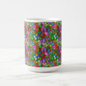 Farbiges Abstraktes Glasfenster Kaffeetasse (Mittel)