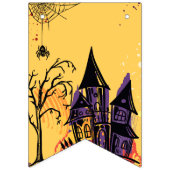 Farbiges Abstraktes Halloween-Party Wimpelkette (Erste Fahne)