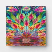 Farbiges Abstraktes Hartglas Fotoplatte (Vorderseite)