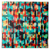 Farbiges abstraktes, helles Element-Design Fliese (Vorderseite)