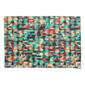 Farbiges abstraktes, helles Element-Design Kissenbezug (Vorderseite-Links)