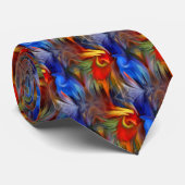 Farbiges Abstraktes Kunstdesign Krawatte (Gerollt)