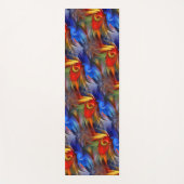 Farbiges Abstraktes Kunstdesign Yogamatte (Vorderseite)