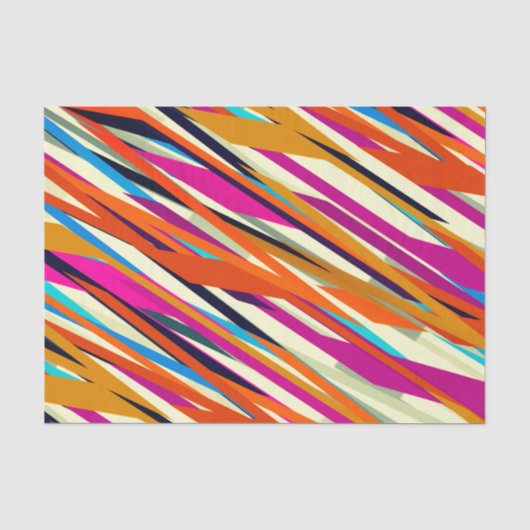Farbiges Abstraktes Kunstteppichpapier Seidenpapier (Vorderseite)