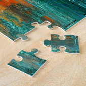 Farbiges Abstraktes Maldesign Puzzle (Seite)