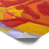 Farbiges Abstraktes Modell Poster (Ecke)