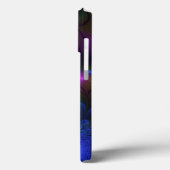 Farbiges Abstraktes, modernes, trendiges Fraktal Case-Mate iPhone Hülle (Rückseite / Links)