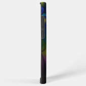 Farbiges Abstraktes, modernes, trendiges Fraktal Samsung Galaxy Hülle (Rechte Seite)