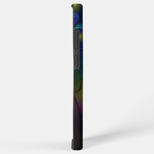 Farbiges Abstraktes, modernes, trendiges Fraktal Samsung Galaxy Hülle (Rechte Seite)