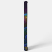 Farbiges Abstraktes, modernes, trendiges Fraktal Samsung Galaxy Hülle (Linke Seite)