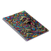 Farbiges Abstraktes Monster Notizblock (Rechte Seite)