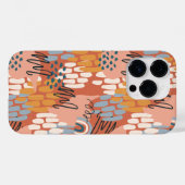 farbiges abstraktes Mosaik Case-Mate iPhone Hülle (Rückseite (Horizontal))