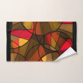 Farbiges abstraktes Muster Badhandtuch Set (Handtuch)