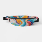 Farbiges abstraktes Muster Bauchtasche (Vorderseite)