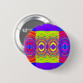 Farbiges Abstraktes Muster: Button (Vorne & Hinten)