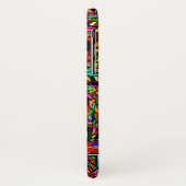 Farbiges abstraktes Muster Case-Mate iPhone Hülle (Hinten/Links)