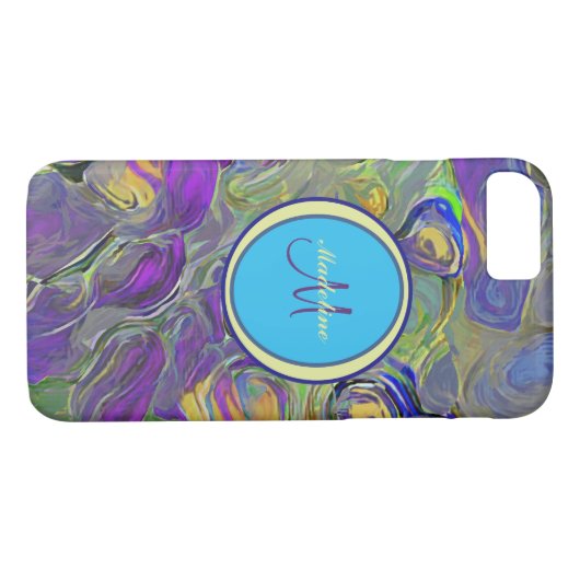 Farbiges Abstraktes Muster Case-Mate iPhone Hülle (Rückseite (Horizontal))