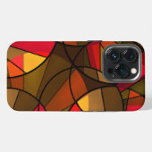 Farbiges abstraktes Muster iPhone Hülle (Rückseite (Horizontal))