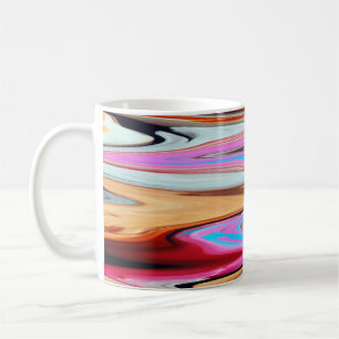 Farbiges abstraktes Muster Kaffeetasse