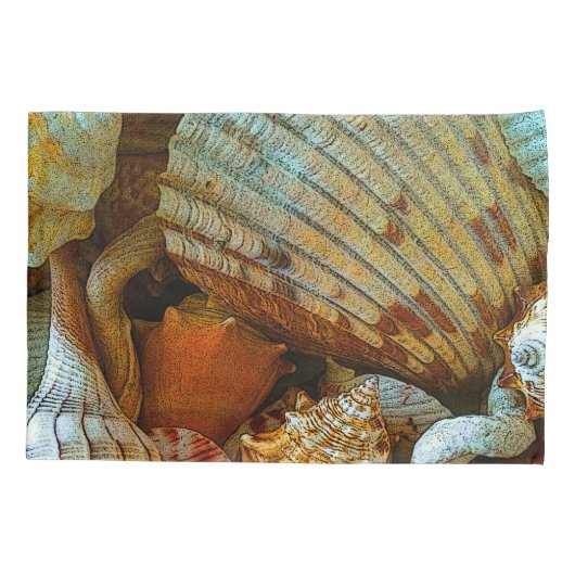 Farbiges Abstraktes Muster Kissenbezug (Rückseite-Links)