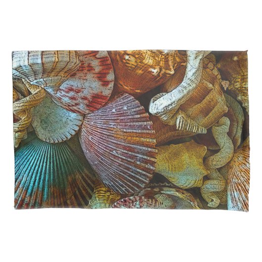 Farbiges Abstraktes Muster Kissenbezug (Vorderseite-Links)