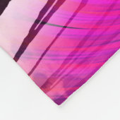 Farbiges abstraktes Muster mit Zebra textureabstra Fleecedecke (Ecke)