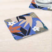 Farbiges abstraktes Muster Rechteckiger Pappuntersetzer (angewinkelt)