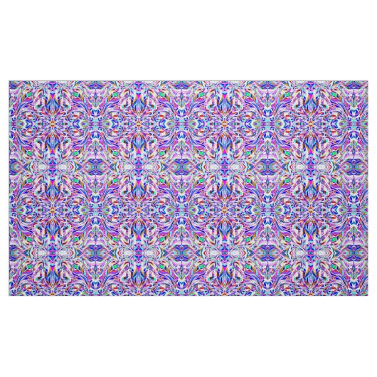 Farbiges abstraktes Muster Stoff (Fat Quarter (45,7 x 55,9 cm))