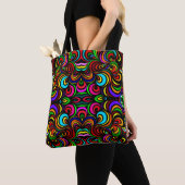 Farbiges abstraktes Muster Tasche (Von Nahem)