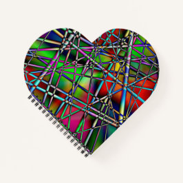 Farbiges Abstraktes Notebook Notizblock