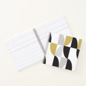 Farbiges Abstraktes Notebook Notizblock (Innenseite)