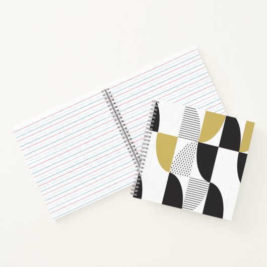 Farbiges Abstraktes Notebook Notizblock (Innenseite)