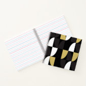 Farbiges Abstraktes Notebook Notizblock (Innenseite)