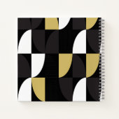 Farbiges Abstraktes Notebook Notizblock (Rückseite)