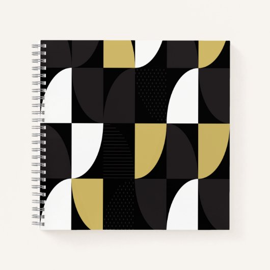 Farbiges Abstraktes Notebook Notizblock (Vorderseite)