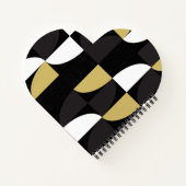 Farbiges Abstraktes Notebook Notizblock (Rückseite)