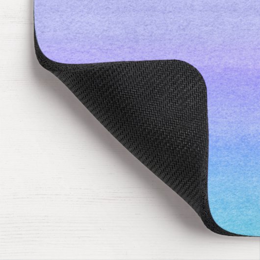 Farbiges Abstraktes Ombre Wasserfarbmuster Mousepad (Ecke)