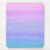 Farbiges Abstraktes Ombre Wasserfarbmuster Mousepad (Vorne)